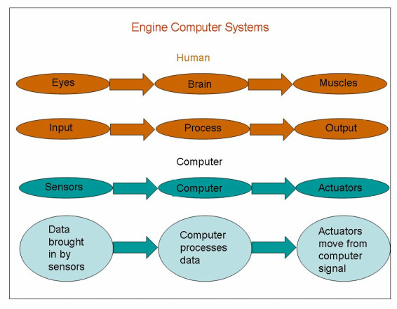 Input and output systems help to understand computer systesms on engines.